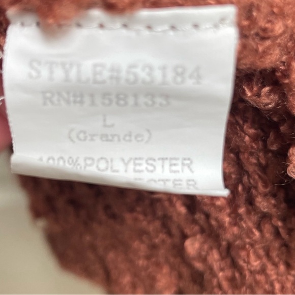 2 Talulah Cardigans in Taupe and Rust, Large - Picture 10 of 12